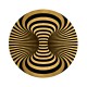 Op Art Counter Table