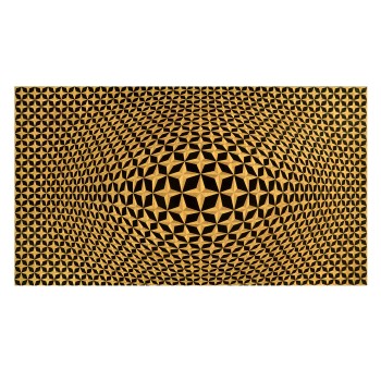 3D Four-Point Star Backlit Geometric Wall Panel