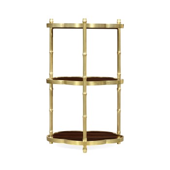 Bamboo Three-Tier End Table