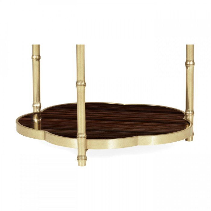 Bamboo Three-Tier End Table