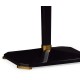 Rectangular Black & Trompe L'oeil Side Table