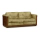 Antique Mahogany Brown High Lustre Sofa