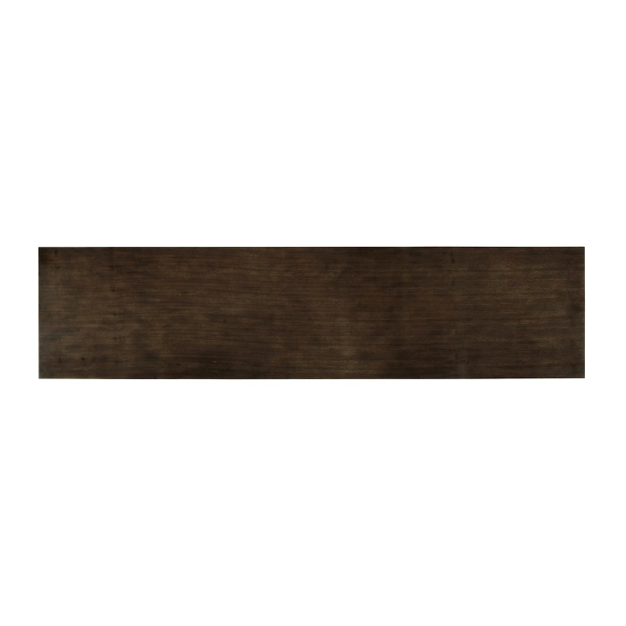 Dark Gold Walnut & Hand Painted TV Cabinet