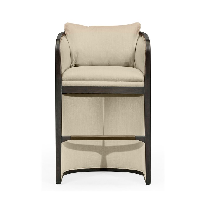 Dark Brown Ash Tub Counter Stool