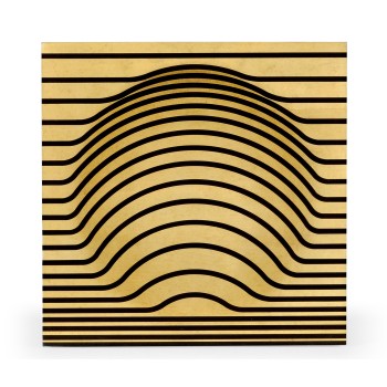 Op Art Bright Satinwood Cube