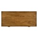 Rectangular Medium Brown Elm Chest of Five Drawers