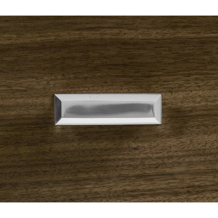 Square Autumn Walnut Coffee Table with Two Glass Top Drawers