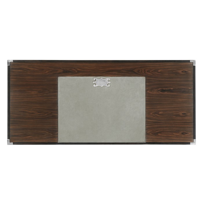 Campaign Style Dark Santos Rosewood Desk