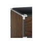 Large Campaign Style Dark Santos Rosewood Chest of Six Drawers