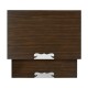 Campaign Style Dark Santos Rosewood Sliding Nesting Tables