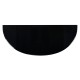 Demilune Smoky Black Storage Cabinet