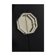 Demilune Smoky Black Storage Cabinet