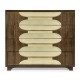 Gatsby Walnut & Champagne Silver-Leaf Chest