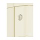 Bowfront Ivory Bedside Chest of Drawers