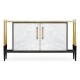 Fusion Sideboard with White Marble Top
