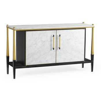 Fusion Sideboard with White Marble Top