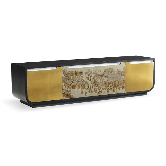 Fusion Chinoiserie Entertainment Cabinet