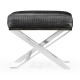 Contemporary White Stainless Steel Stool