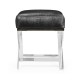 Contemporary White Stainless Steel Stool