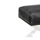 Contemporary White Stainless Steel Stool