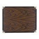Campaign Style Dark Santos Rosewood Bedside Table with Drawer