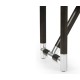Campaign Style Charcoal Bench