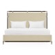 Campaign Style Ebonised Oak US King Bed