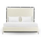 Campaign Style Ebonised Oak US King Bed