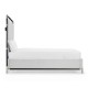 Campaign Style Ebonised Oak US Queen Bed