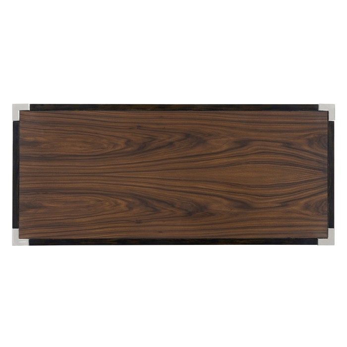 Campaign Style Dark Santos Rosewood Chest of Three Drawers