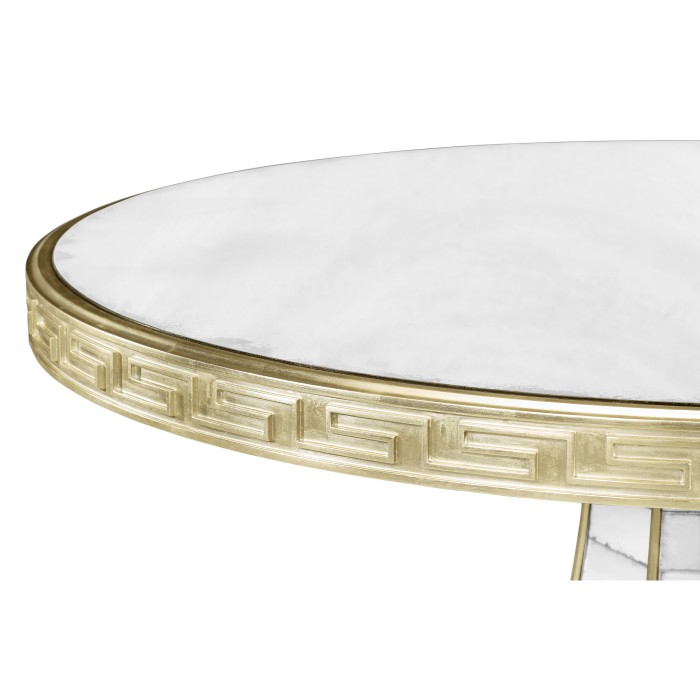 Round Greek Key Dining Table 55