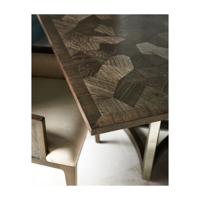 Gatsby Contemporary Grey Dining Table 108