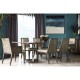 Gatsby Contemporary Grey Dining Table 108