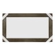 Bevelled Dark Grey Walnut Coffee Table