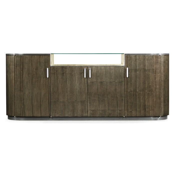 Dark Grey Walnut Sideboard