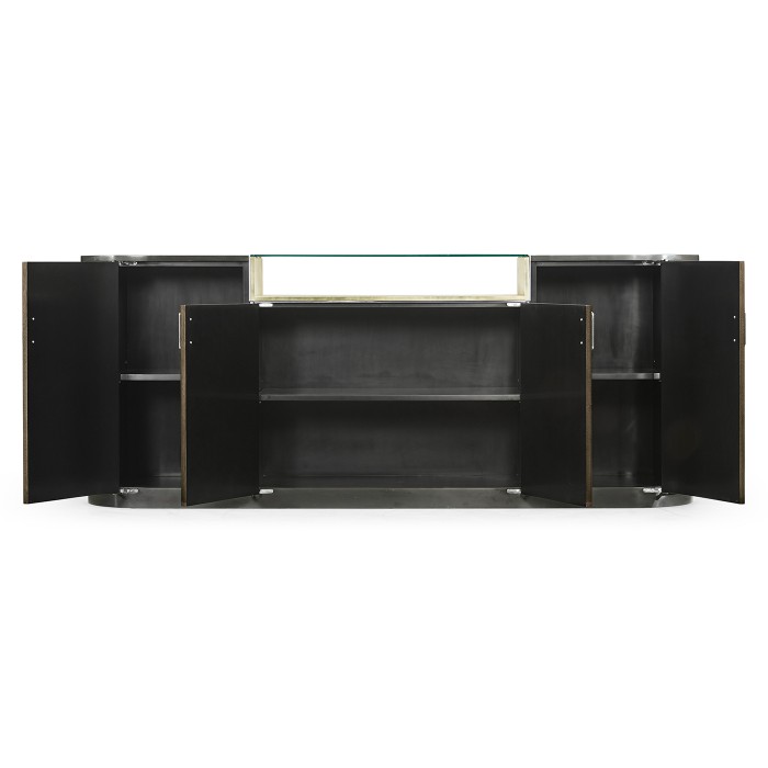 Dark Grey Walnut Sideboard