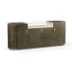 Dark Grey Walnut Sideboard
