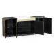 Dark Grey Walnut Sideboard
