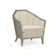 Geometric Dark Oak Chair