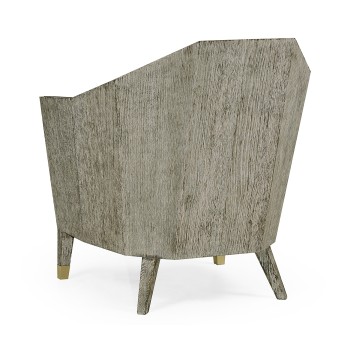 Geometric Dark Oak Chair