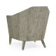 Geometric Dark Oak Chair