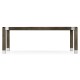 Bevelled Dark Grey Walnut Dining Table 84