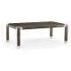 Bevelled Dark Grey Walnut Dining Table 84