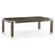 Bevelled Dark Grey Walnut Dining Table 84