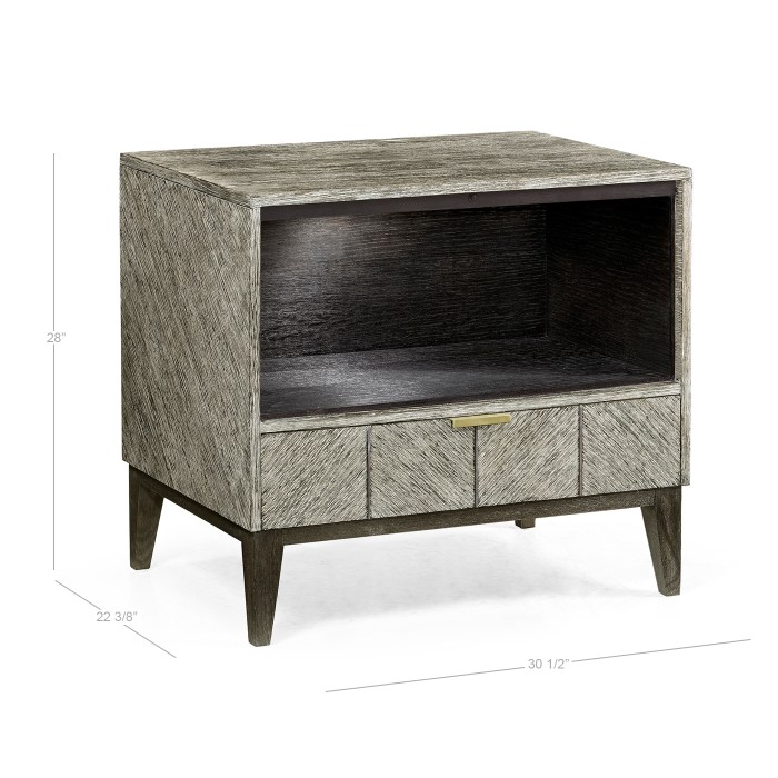 Geometric Bedside Cabinet