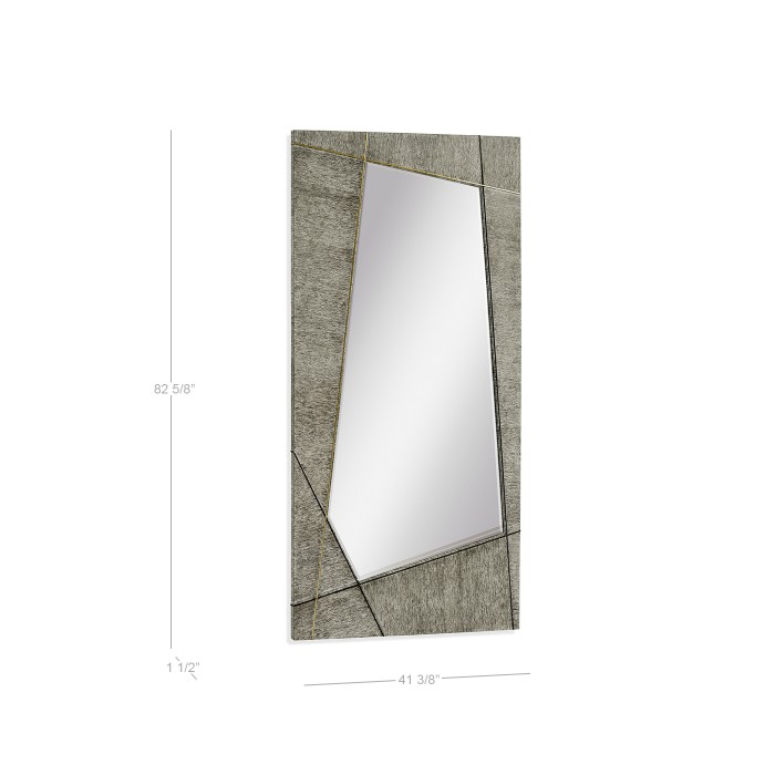 Geometric Floor Mirror