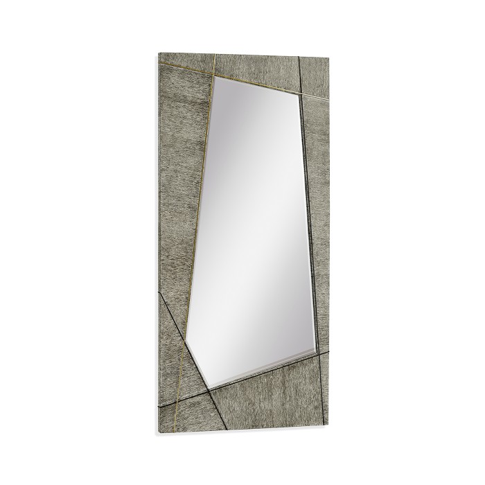 Geometric Floor Mirror