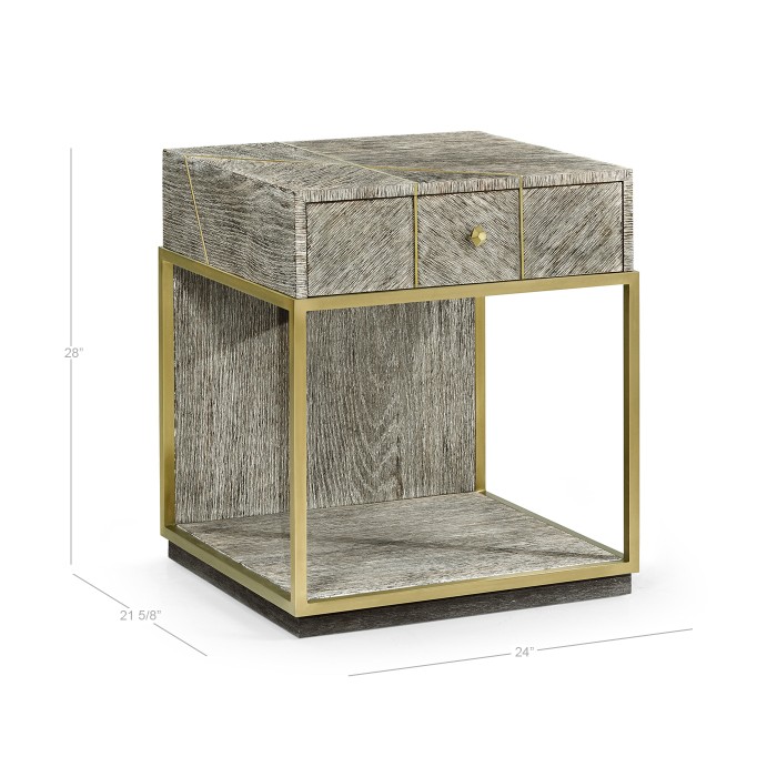 Geometric Bedside Table
