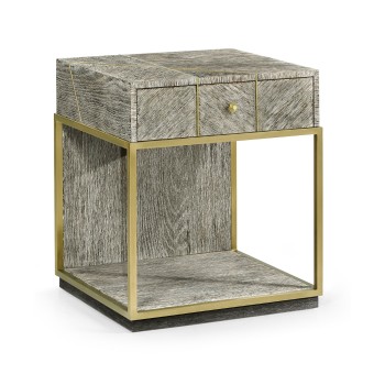 Geometric Bedside Table