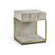 Geometric Bedside Table